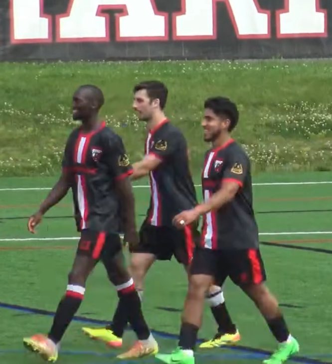 Valhalla FC warriors on the turf